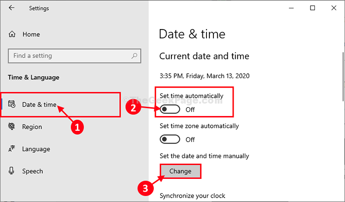 Saving settings failed